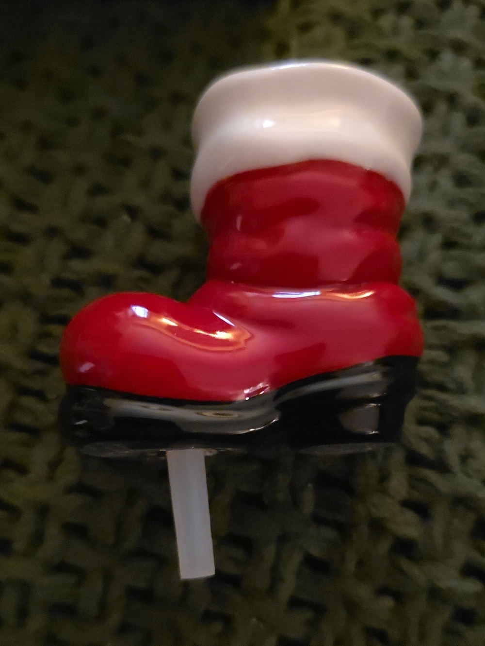 Nora Fleming Red and White Santa Boot Charm
